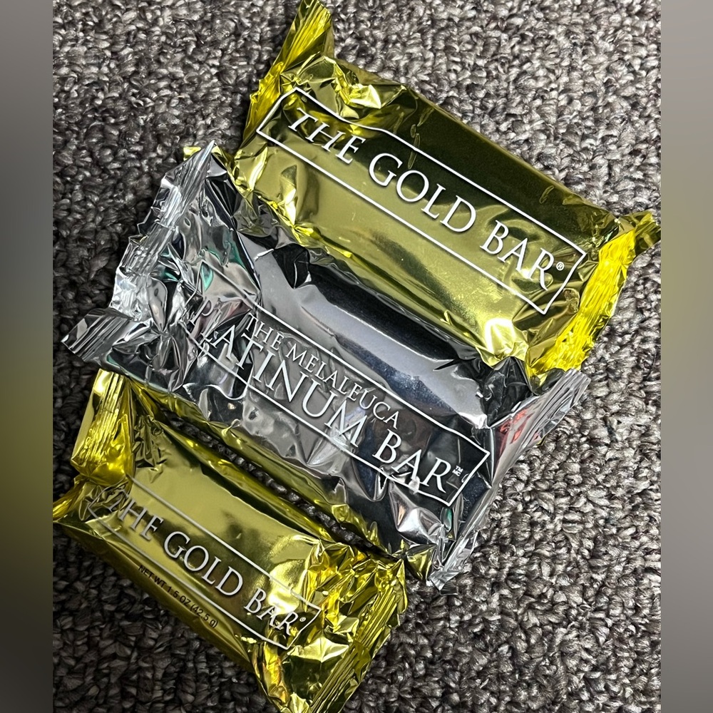 Melaleuca Gold and Platinum Bar Soap Trio